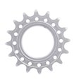 XLC CORONA 1 1/8" 16 DIENTES CROMO MATE