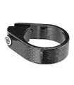 Abrazadera cierre tija de sillín de bicicleta V BIKE con tornillo - Ø31.8mm Carbon