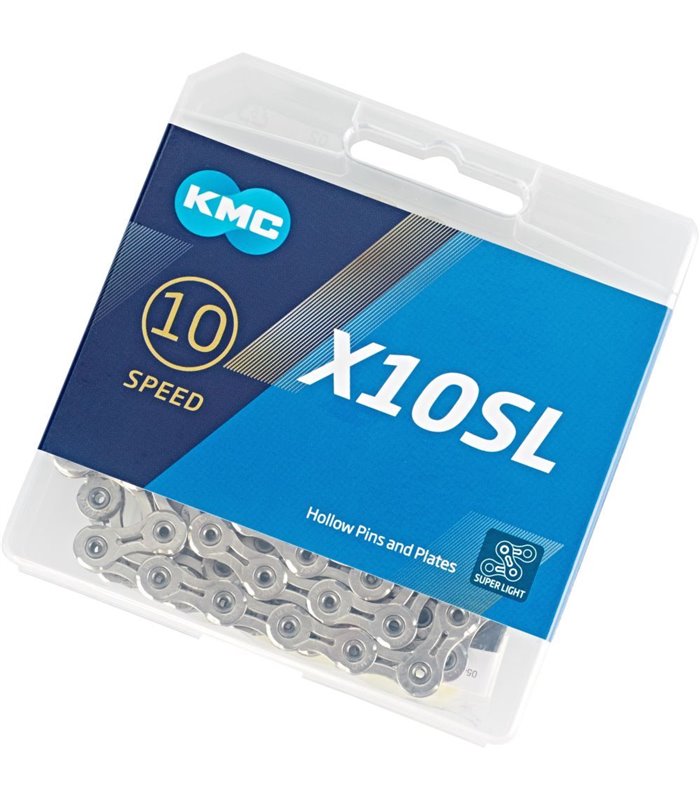 CADENA KMC X10 SL 114 ESLABONES 10V. CROMADO