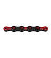 CADENA KMC X-11 SL DLC ROJO/NEGRO 116 ESLAB.11V.
