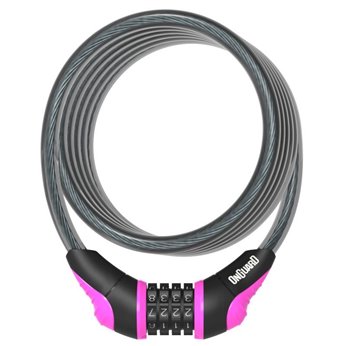 CANDADO ESPIR.ONGUARD NEON COMBI 180cm x 12mm ROSA