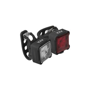 SET DE LUCES AXA NITELINE 44 LED A PILA NEGRO