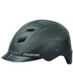 CASCO POLISPORT E-BIKE NEGRO/GRIS MATE T. L(58-61)