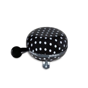 TIMBRE DING-DONG BASIL POLKA DOT NEGRO/BLANCO DOTS