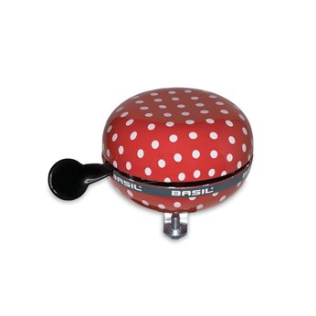 TIMBRE DING-DONG POLKA DOT ROJO/BLANCO DOTS