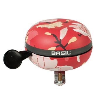 TIMBRE BASIL DING-DONG METALICO 80mm ROJO/CON MAGN