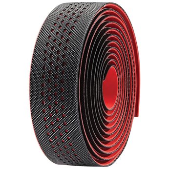 JUEGO DE CINTA VELO PU DIAMOND GEL NEGRO/ROJO