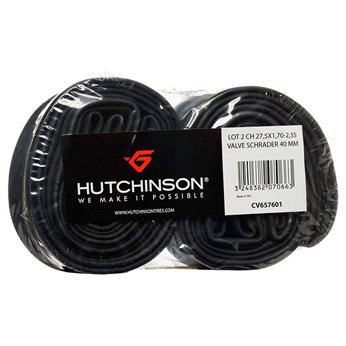 BLISTER 2 CAMARAS HUTCHINSON 26x1.70-2.35 SCHRADER