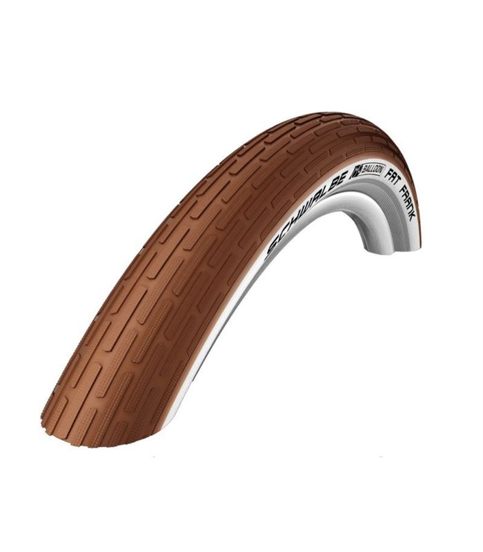 CUB.SCHW.FAT FRANK 28x2.00 K-G RIGIDA MARRON/BLANC
