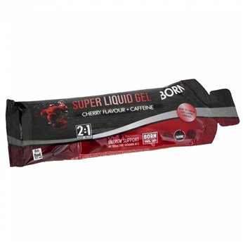 BORN SUPER LIQUIDO GEL CEREZA + CAFEINA 12 UNID