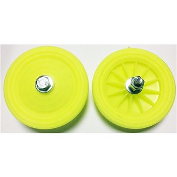 RUEDA ESTABILIZADORA VICMA NIÑO NYLON NEGR/AMARILL