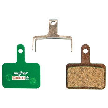 JGO.DE PASTILLAS FRENO ORGANICAS SWISSSTOP DISC 15