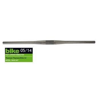 MANILLAR THOMSON MTB TITANIO 730x12 mm 31.8 PLATA