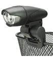SOPORTE DE LUZ KLICKFIX CON CLIP PARA CESTAS NEGRO