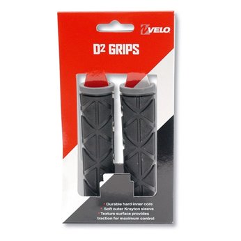 JUEGO DE PUÑOS  VELO D2 L-122.3 MM NEGRO/GRIS