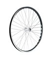 RUEDA DELANTERA CYBER 24  NEGRA RADIO GALVANIZADO